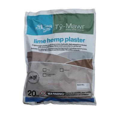 Lime Hemp Plaster (Non-Hydraulic)